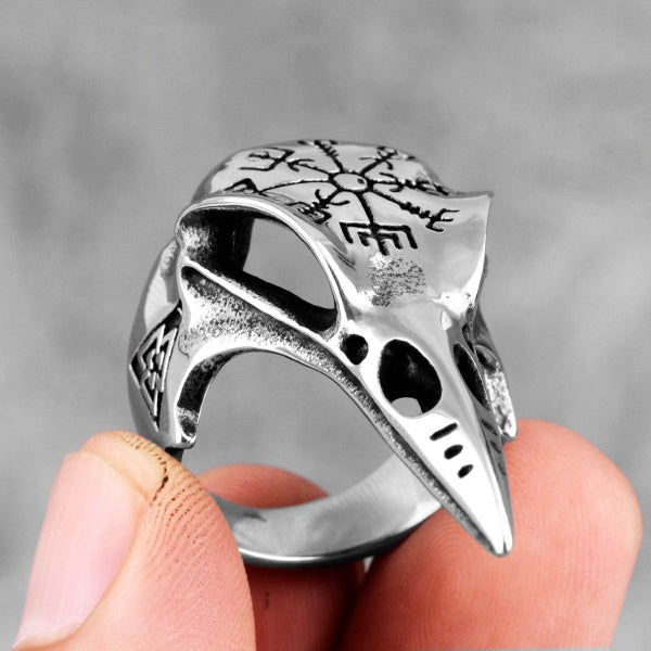 Helm of Awe (Viking Raven Ring)