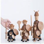 VIKING WOODEN STATUE