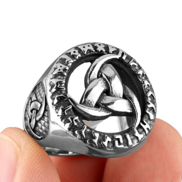 Triskelion Rune Ring