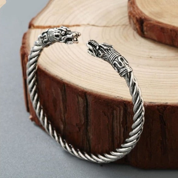 NORSE DRAGON VIKING ARM RING