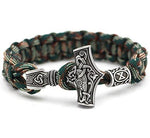 Military Style Mjolnir Paracord Bracelet