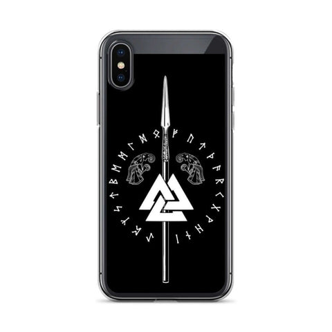 Gungnir And Valknut iPhone Case