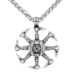 Kolovrat Sun Dagger Viking Necklace