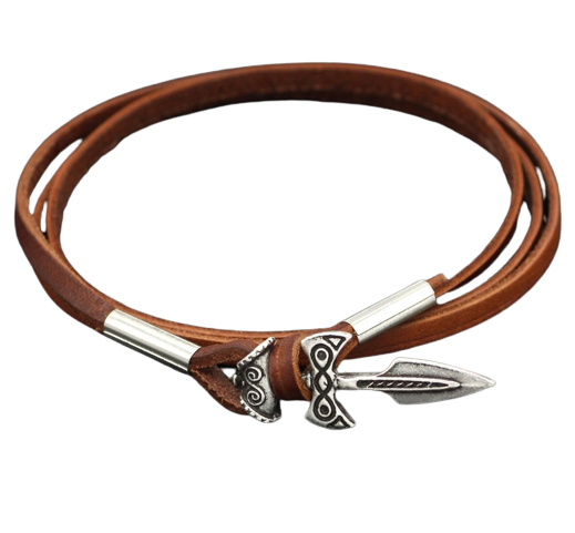 VIKING BRACELET - TALOS (LEATHER)