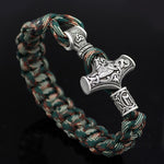 Military Style Mjolnir Paracord Bracelet