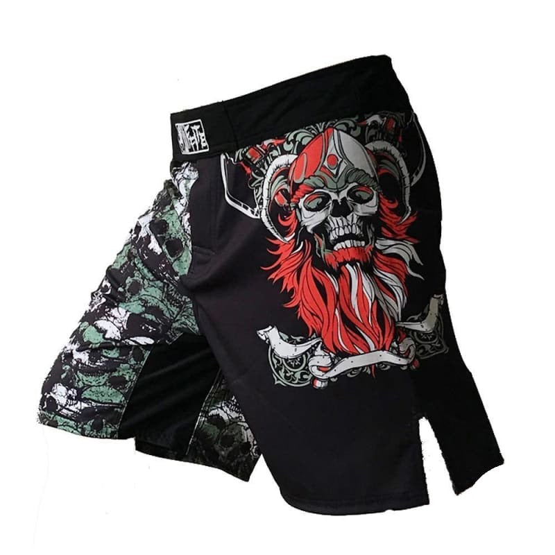 MMA Shorts Skull - viking shorts