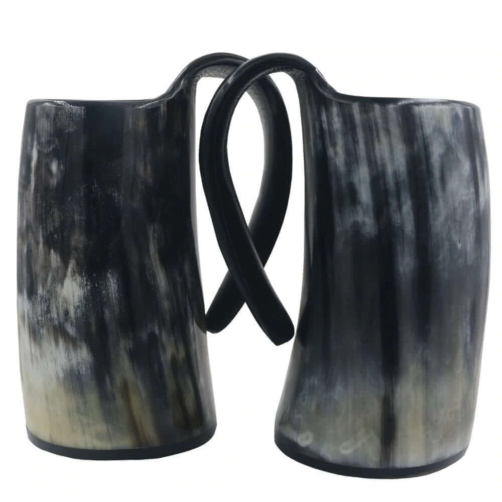 DRINKING HORN MUG POLISHED