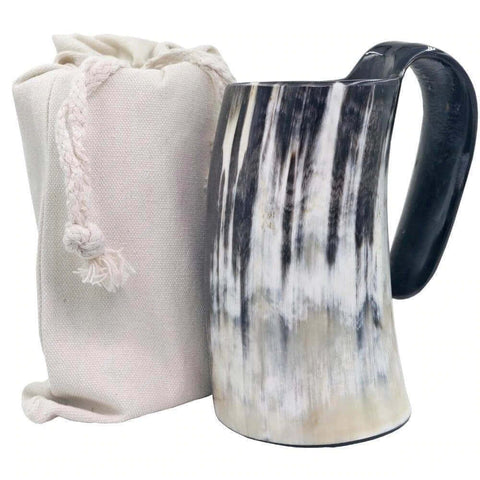 DRINKING HORN MUG POLISHED