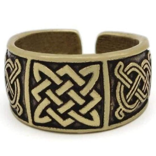 Norse Viking ring - Antique Bronze - viking ring