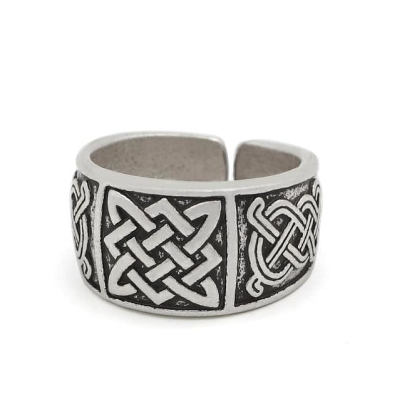 Norse Viking ring - Antique silver - viking ring