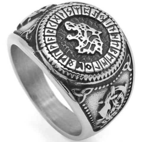 odins wolf Ring - wolf ring