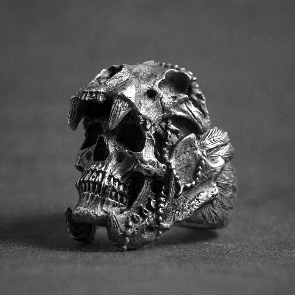 Warrior Skull Ring