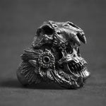 Warrior Skull Ring