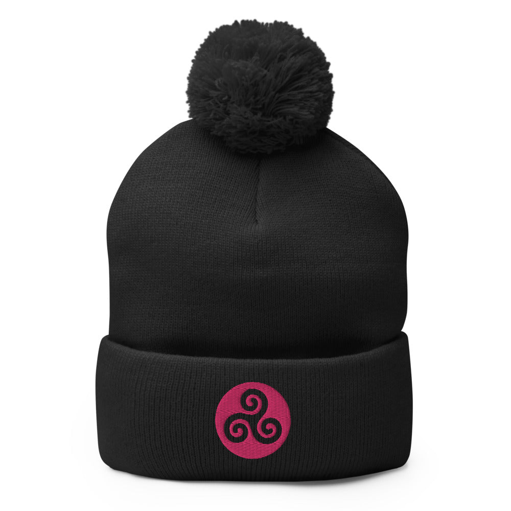 Triskel Pom-Pom (Viking Beanie)