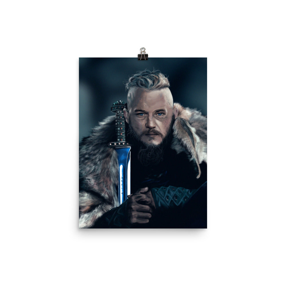 King Ragnar Lothbrok Poster