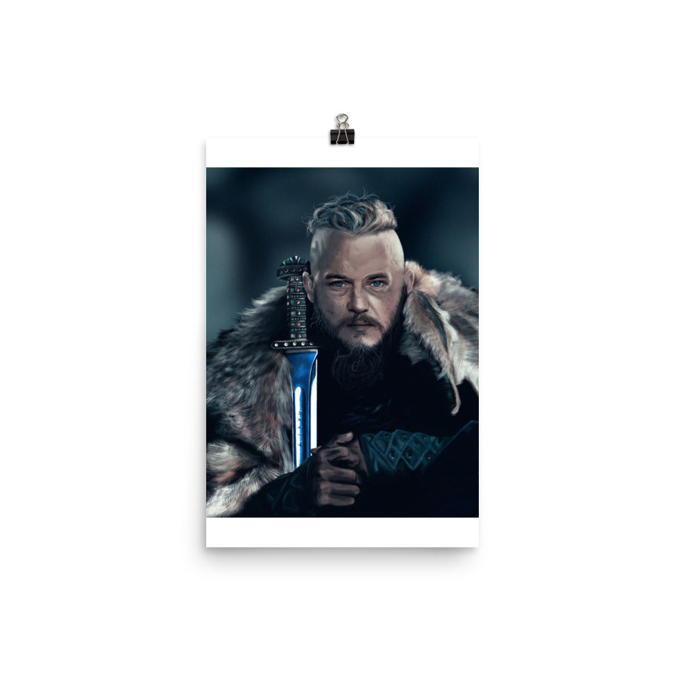 King Ragnar Lothbrok Poster