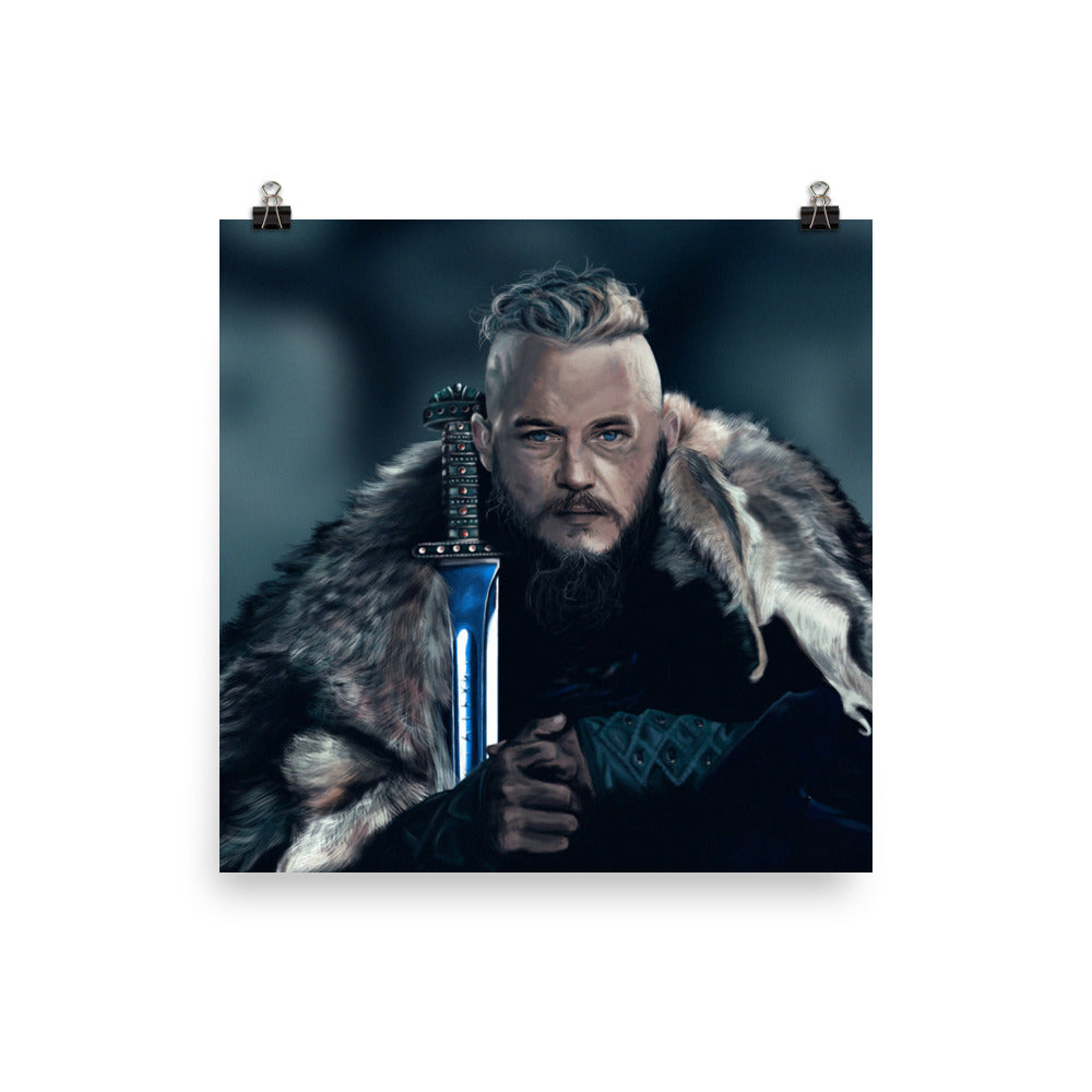 King Ragnar Lothbrok Poster