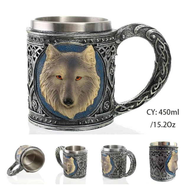 Viking Wolf Mug