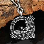 Odin's Raven Viking Necklace