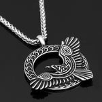 Odin's Raven Viking Necklace