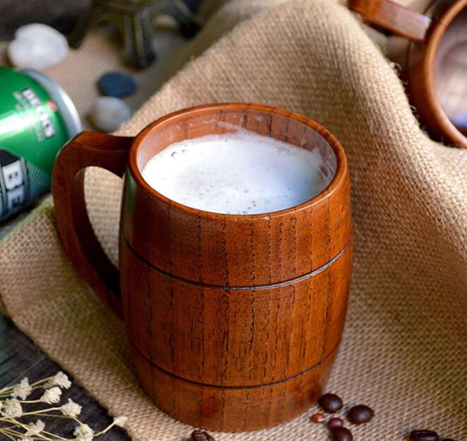 WOODEN BEER MUG