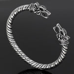 Viking Wolf Head-Arm Ring