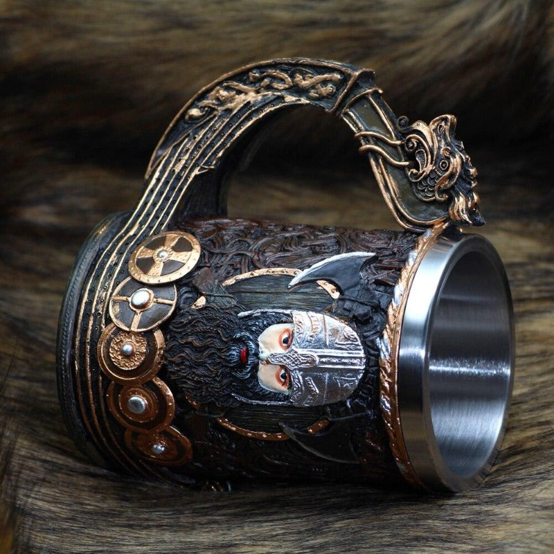 Viking Drakkar Beer Mug