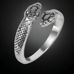Double-Headed Snake Ring
