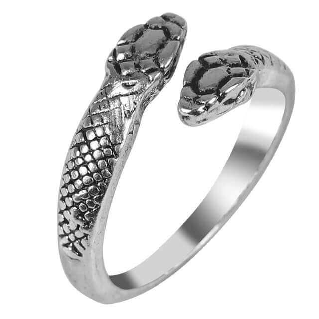 Double-Headed Snake Ring