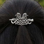 Dragon Heads Viking Hairpin