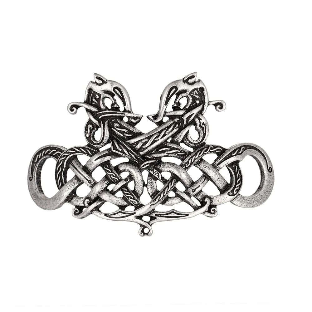 Dragon Heads Viking Hairpin