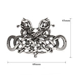 Dragon Heads Viking Hairpin