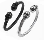 Viking Warrior Skull Bangle