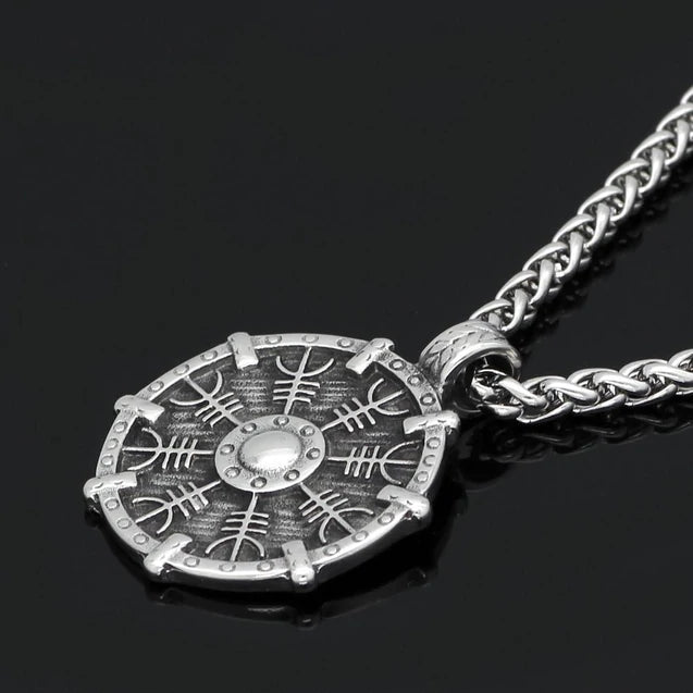 Helm of Awe Shield Necklace