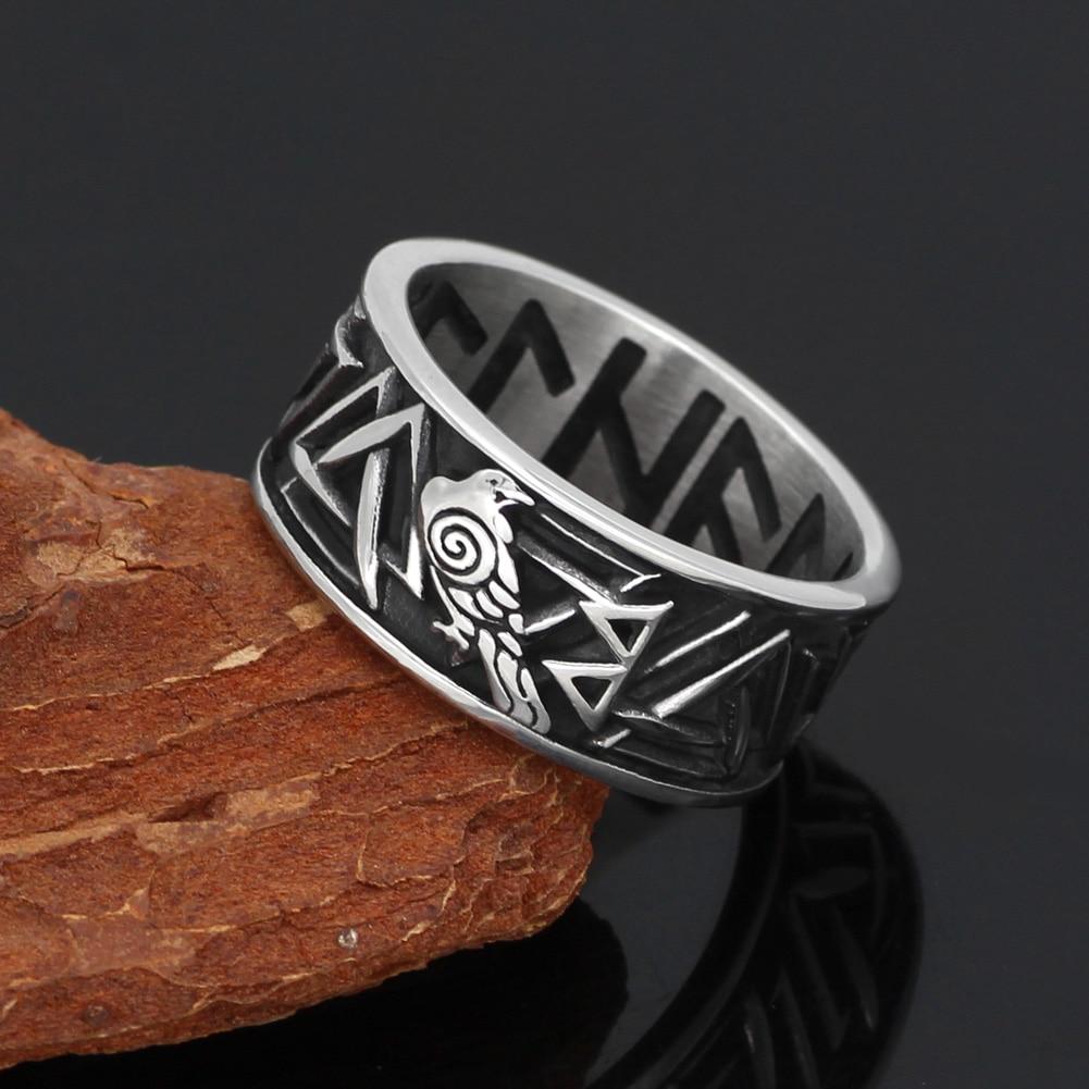 Raven Rune Ring