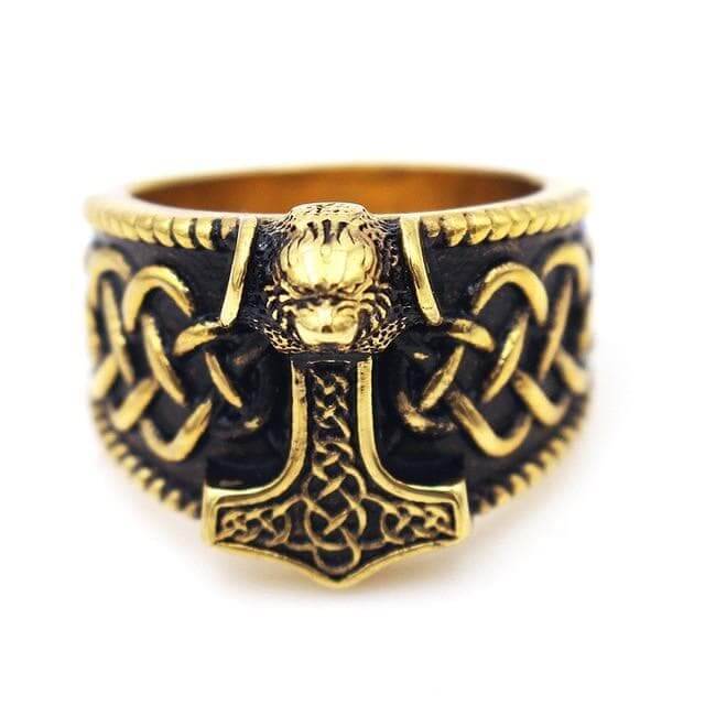 Celtic Thor Mjolnir Ring