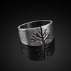 Yggdrasil Tree of Life Textured Ring