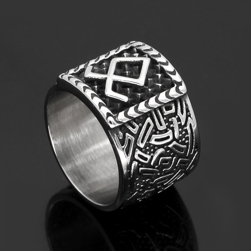 Nordic Othala Rune Ring