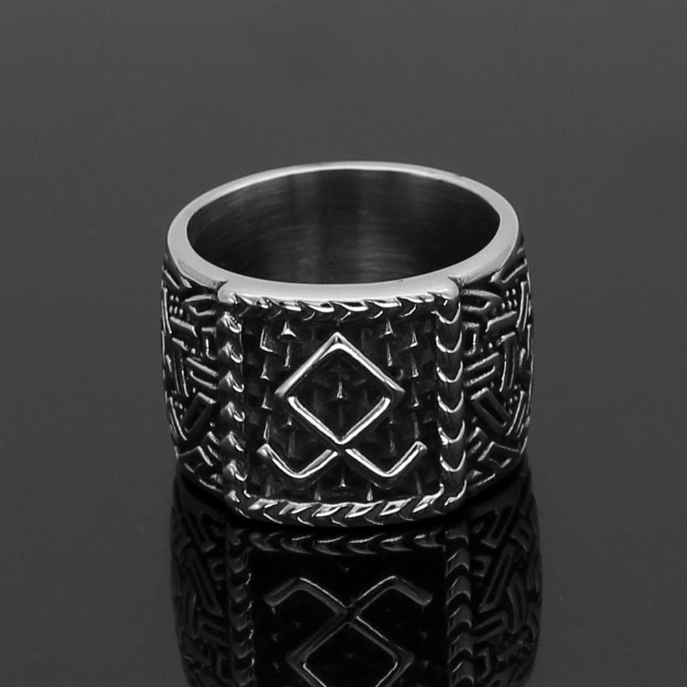 Nordic Othala Rune Ring