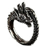 Norse Dragon Adjustable Ring