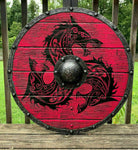24" Battle-worn Fenrir Viking Shield