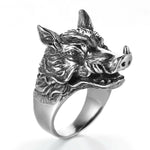 Viking Wild Boar Gullinbursti Ring