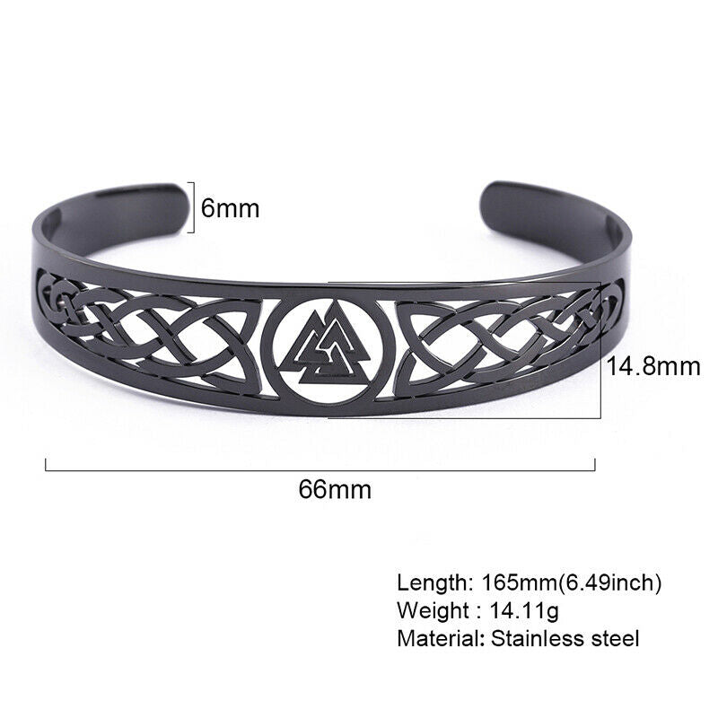 VALKNUT SYMBOL VIKING ARM RING