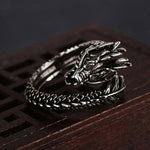 Norse Dragon Adjustable Ring
