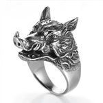 Viking Wild Boar Gullinbursti Ring