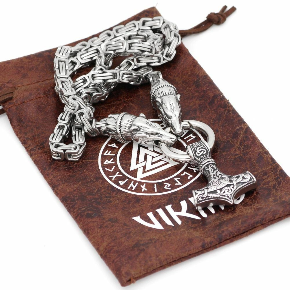 Viking Necklace - Bear Head