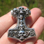 VIKING NECKLACE - MJOLNIR SKULL