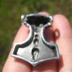 VIKING NECKLACE - MJOLNIR SKULL