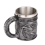 COOL DRAGON HEAD VIKING MUG