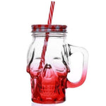 SKULL GLASS 3.0 - Red / 450ML(Fulled) - skull glass
